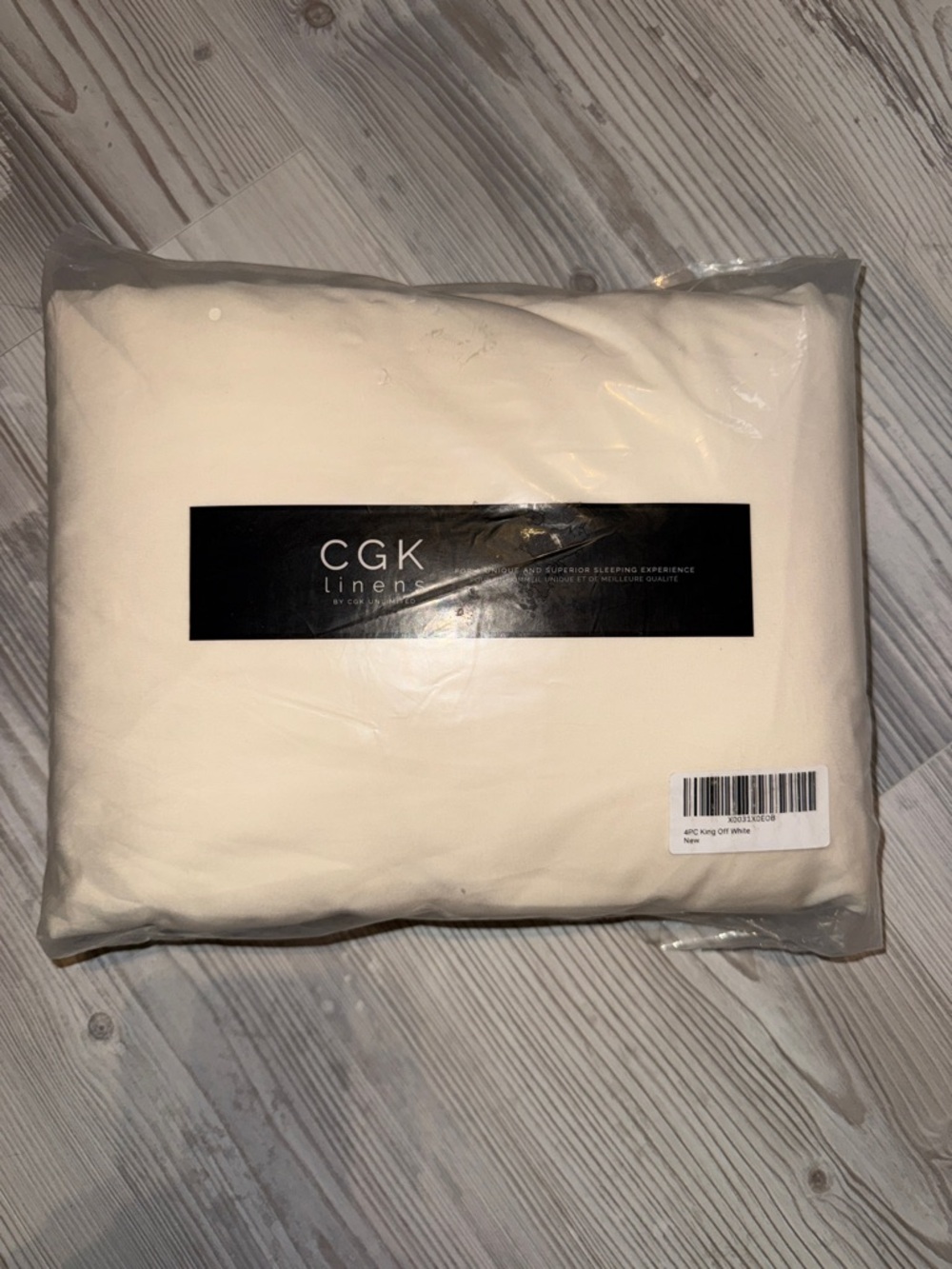 ✨NEW✨CGK Linens 4 Piece Ling Sheet Set King